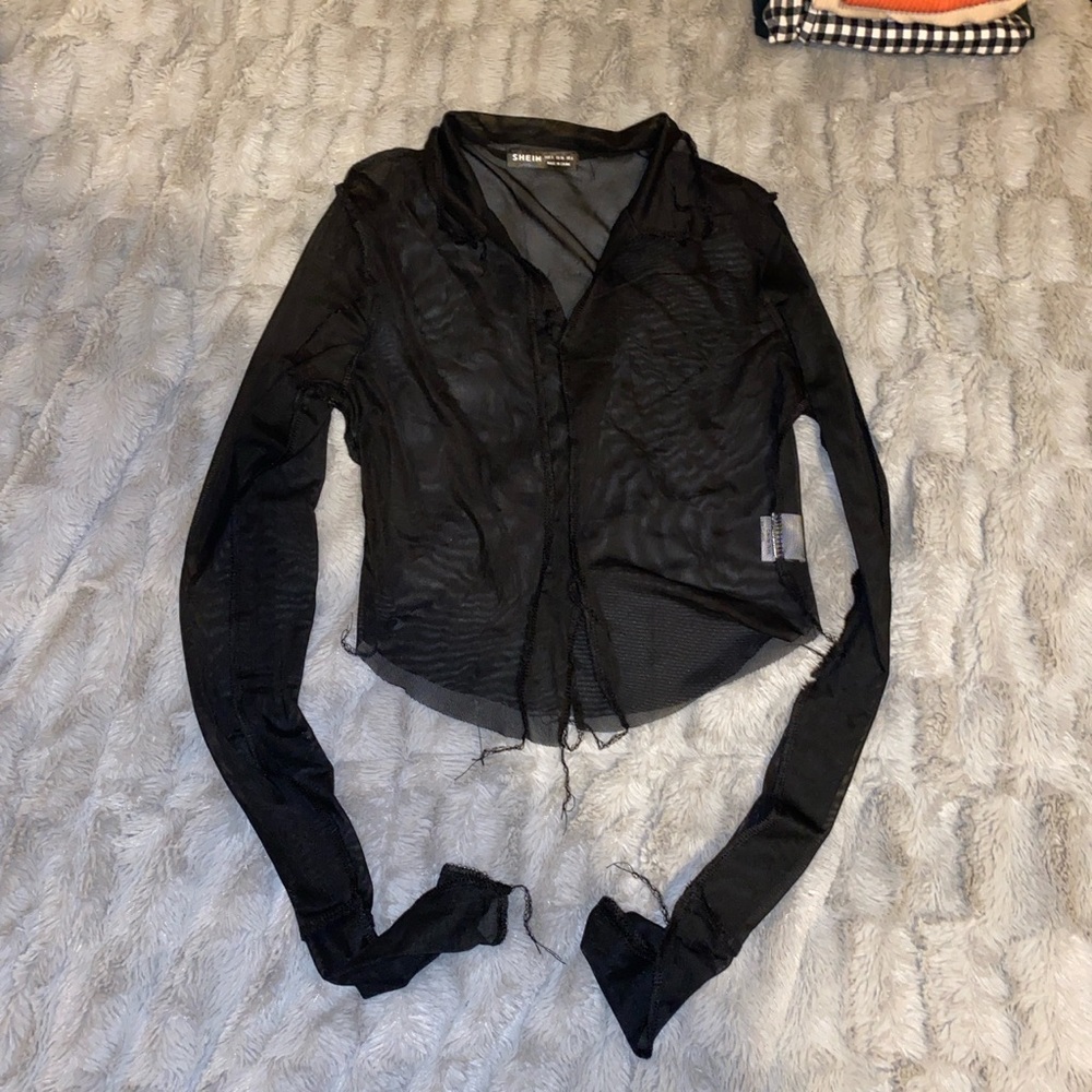 Mesh black top